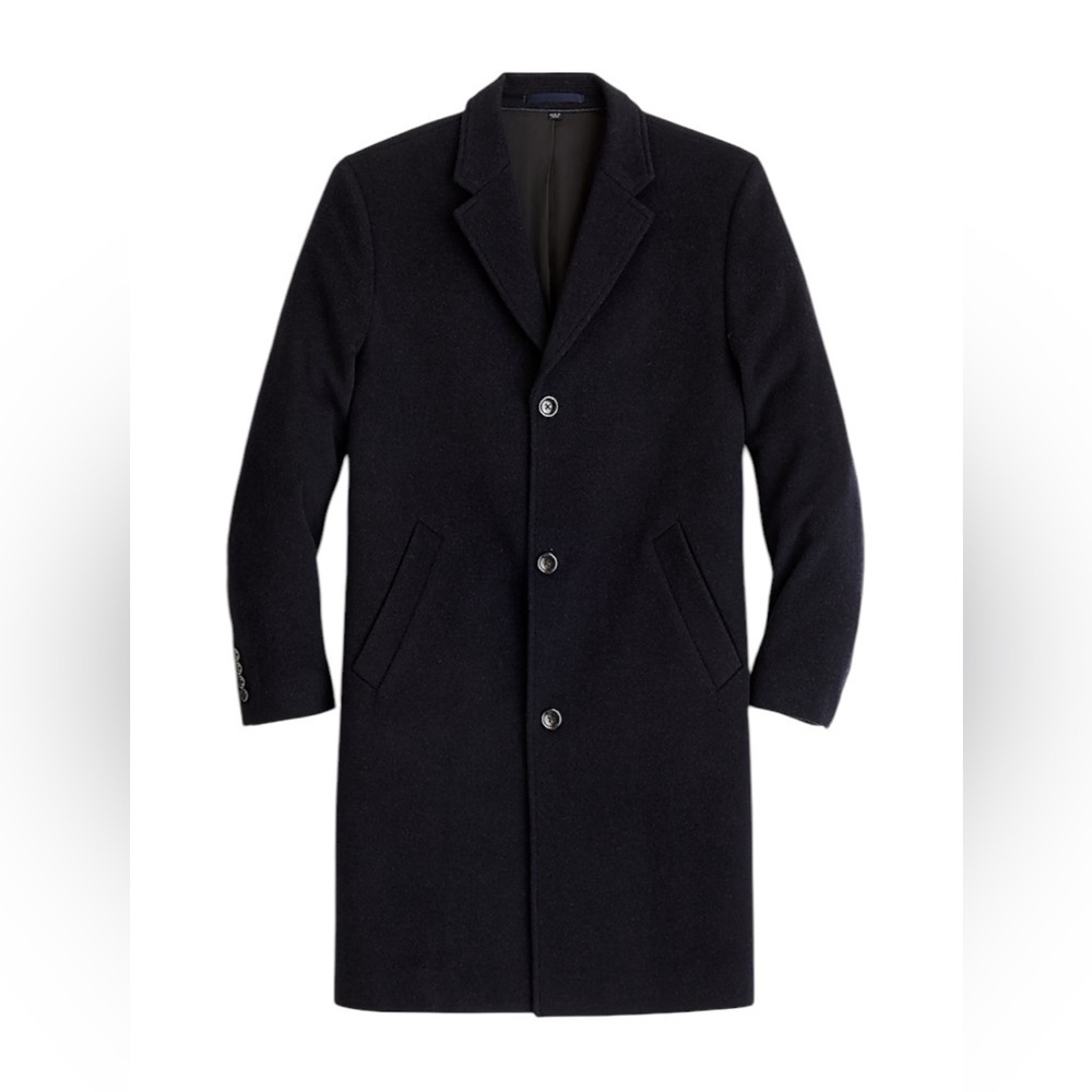 J. Crew Black Pea Coat